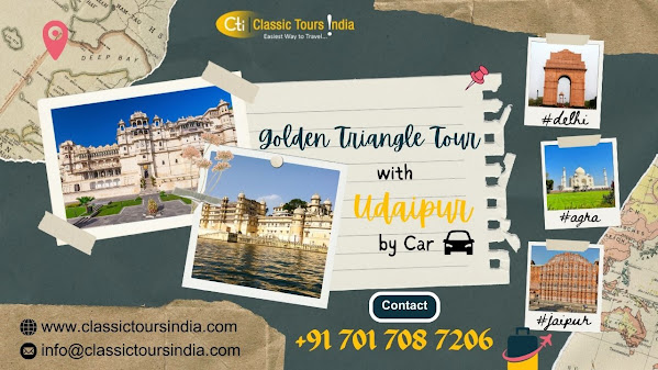 Private Golden Triangle Tour with Udaipur by Car